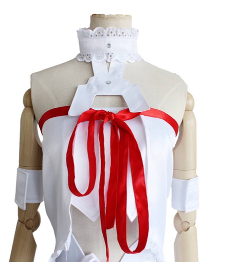 Sword Art Online :Yuuki Asuna sexy anim costume robe de prisonnier 