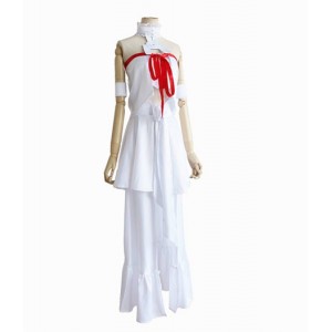 Sword Art Online :Yuuki Asuna sexy anim costume robe de prisonnier 