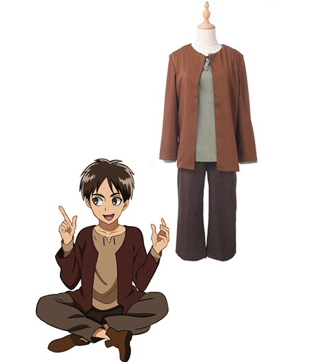 Attack On Titan : Eren Jaeger Enfance Japon Costume Cosplay Achat