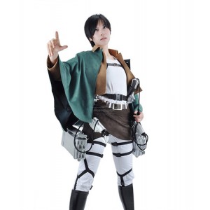 Attack On Titan : Haute Qualité Eren Jaeger Femme Jolie Costume Cosplay