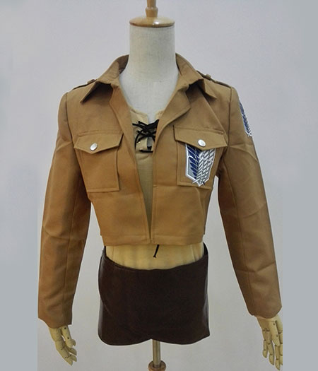 Attack on Titan : Eren Jager Veste Manteau Costume Cosplay Acheter