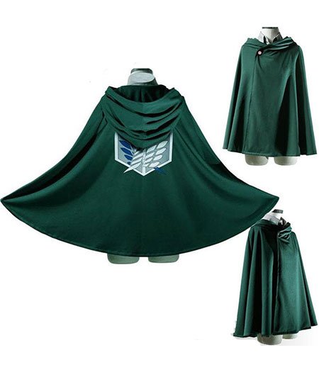 Attack on Titan : Long Cape Jiyuu no Tsubasa Cosplay Costume