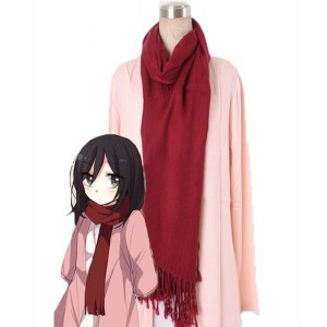 Attack On Titan : Rose Long Mikasa Ackerman Costume Cosplay Achat