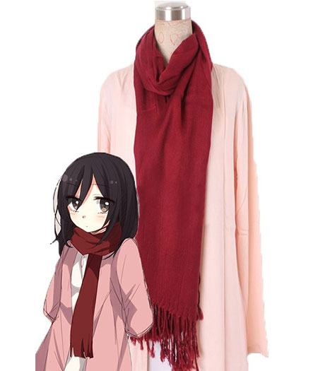 Attack On Titan : Rose Long Mikasa Ackerman Costume Cosplay Achat