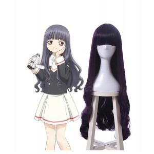 Cardcaptor Sakura : Tomoyo Daidouji Pourpre Long Wig Cosplay