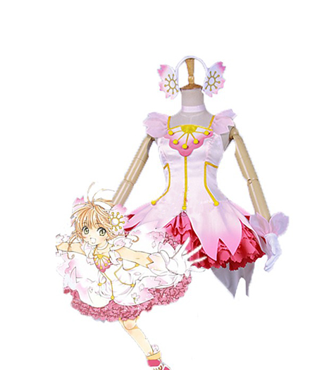 Cardcaptor Sakura : Sexy Rose Robe Sakura Kinomoto Costumes Cosplay Acheter