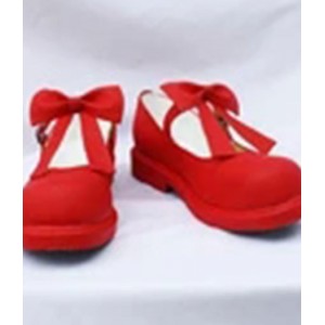 Cardcaptor Sakura : Adorables Rouge Court Chaussures Cosplay Acheter