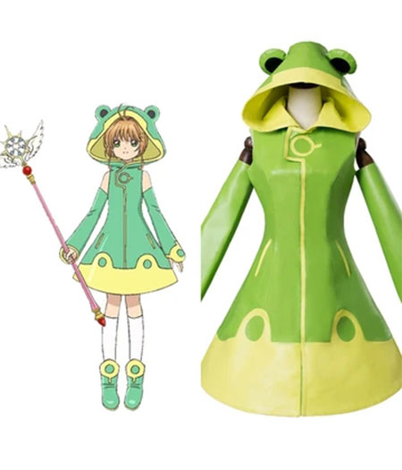 Cardcaptor Sakura : Haute Qualité Adorables Clear Card Kinomoto Sakura Costume Cosplay