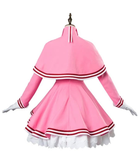 Cardcaptor Sakura : Kinomoto Sakura Rose Robe Costume Cosplay