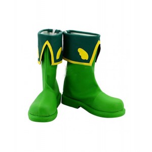 Cardcaptor Sakura : Haute Qualité LI SYAORAN Vert Boots Cosplay