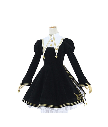 Cardcaptor Sakura : Noir Robe Lolita Costumes Cosplay Acheter