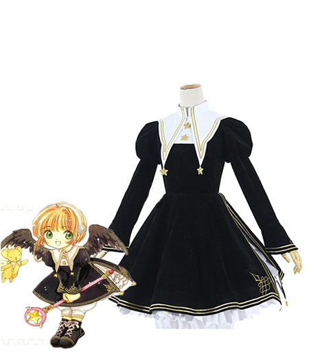Cardcaptor Sakura : Noir Robe Lolita Costumes Cosplay Acheter