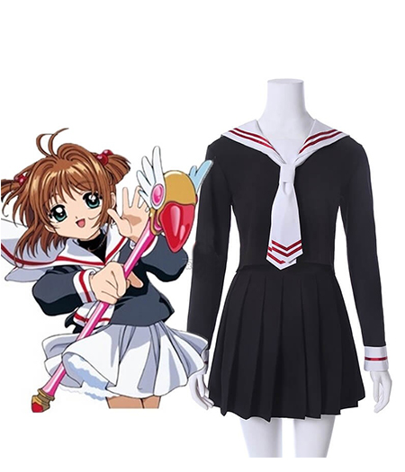 Cardcaptor Sakura : Manga Sakura Kinomoto Carte Transparente Costumes Cosplay Acheter