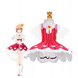 Cardcaptor Sakura : Rose Heart Fighting Sakura Kinomoto Costumes Cosplay Vente Pas Cher