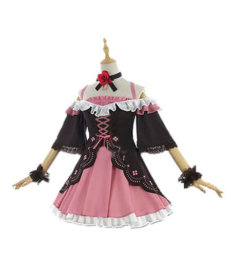 Cardcaptor Sakura : Anime Rose Robe Sakura Kinomoto Costumes Cosplay Achat
