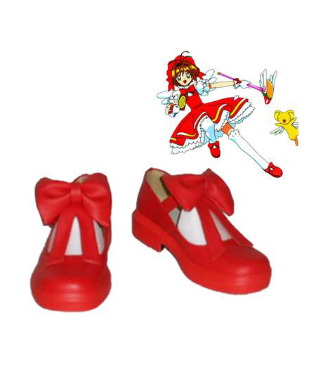 Cardcaptor Sakura : Rouge Kinomoto Sakura Adorables Chaussures Cosplay Acheter