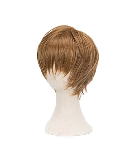 Cardcaptor Sakura : Brown Court Wig Shaoran Li Cosplay Acheter