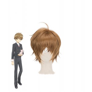 Cardcaptor Sakura : Brown Court Wig Shaoran Li Cosplay Acheter