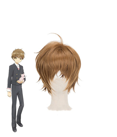 Cardcaptor Sakura : Brown Court Wig Shaoran Li Cosplay Acheter