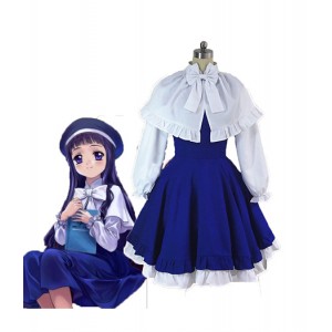 Cardcaptor Sakura : Bleu Robe Tomoyo Daidouji Costumes Cosplay Acheter Pas Cher