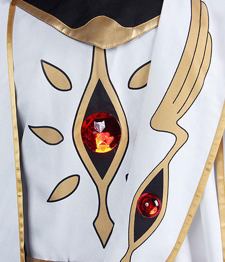 Code Geass : Rebellion Empereur Blanc Costume Cosplay Vente Pas Cher