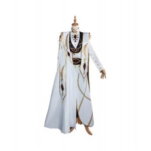Code Geass : Rebellion Empereur Blanc Costume Cosplay Vente Pas Cher