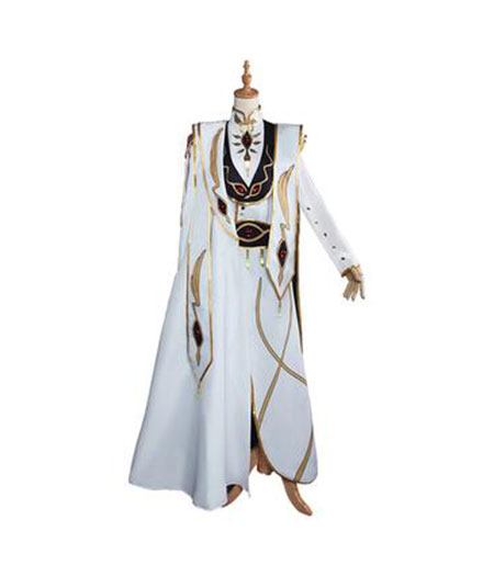 Code Geass : Rebellion Empereur Blanc Costume Cosplay Vente Pas Cher