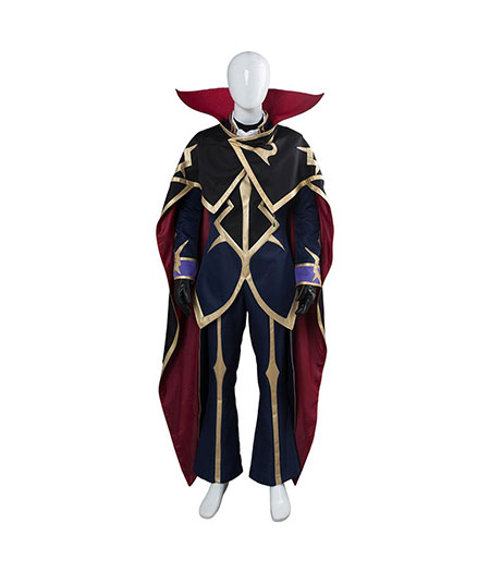 Code Geass : Noir Fukkatsu No Lelouch Zero Costume Cosplay Achat