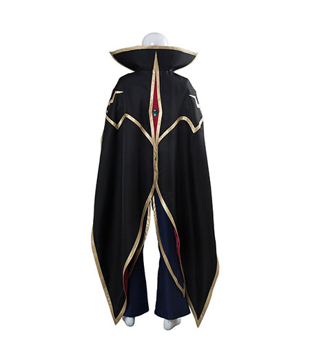 Code Geass : Noir Fukkatsu No Lelouch Zero Costume Cosplay Achat