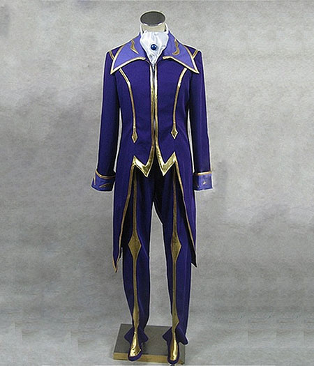 Code Geass : Noir Lelouch Of The Rebellion Zero Costume Cosplay