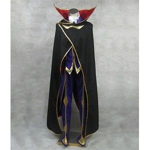 Code Geass : Noir Lelouch Of The Rebellion Zero Costume Cosplay