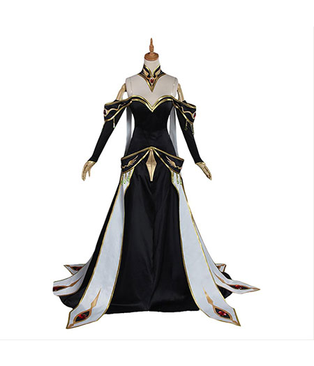 Code Geass : Lelouch Of The Rebellion CC Noir Robe Cosutme Cosplay