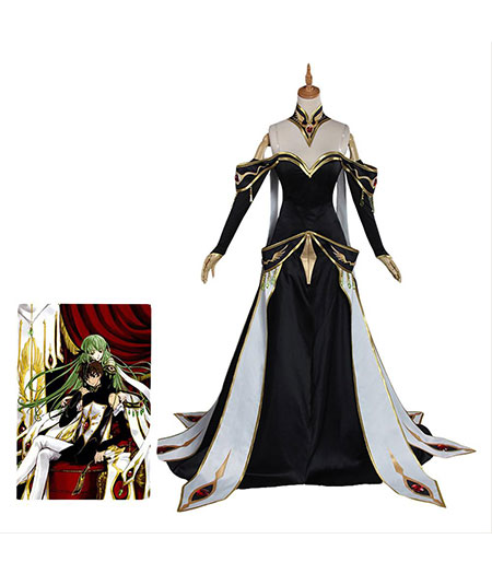 Code Geass : Lelouch Of The Rebellion CC Noir Robe Cosutme Cosplay