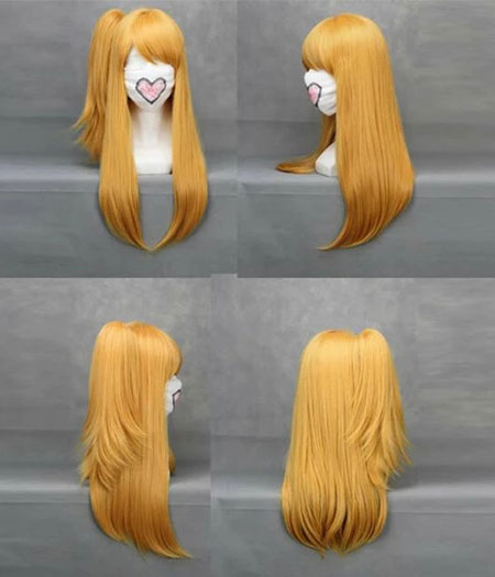 Fairy Tail : Lucy Jaune Wig Cosplay Acheter Pas Cher