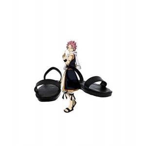 Fairy Tail : Natsu Dragneel Noir Sandales Chaussures Cosplay Acheter Pas Cher