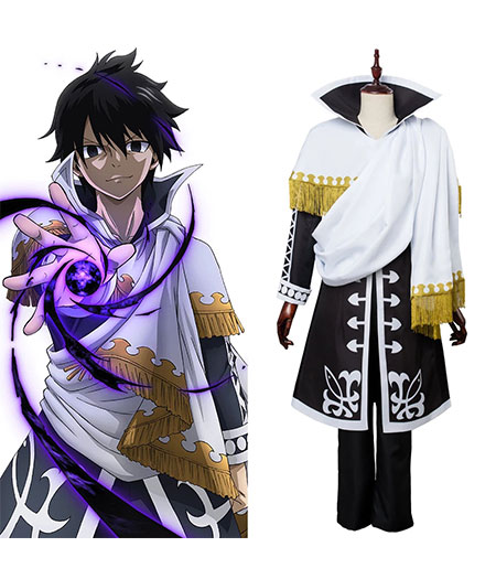 Fairy Tail : Zeref Dragneel Cosplay Anime Costume Vente Pas Cher