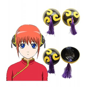 Gintama : Forme Ronde Bande Cheveux Accessoires Kagura Cosplay