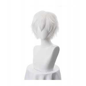 Gintama : Blanc Argenté Sakata Gintoki Wig Cosplay Vente Pas Cher