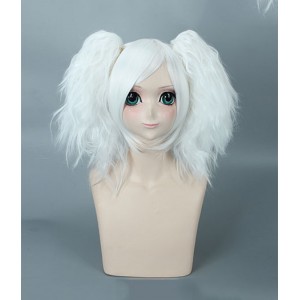 Gintama : Blanc Courte Wig Sakata Gintoki Cosplay Acheter