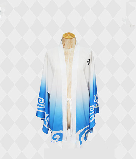 Gintama : Blanc Et Bleu Kimono Gintoki Sakata Costume Cosplay