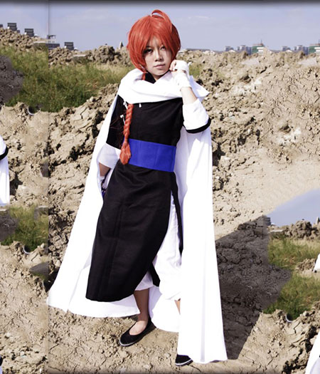 Gintama : Kamui Costume Et Blanc Cape Cosplay Acheter