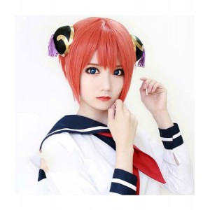 Gintama : Exquis Orange Wig Kagura Cosplay Acheter