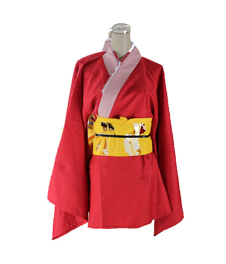 Gintama : Kagura Rouge Ensemble Complet Kimono Cosplay