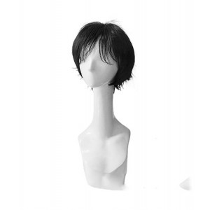 Gintama : Noir Court Wig Shimura Shinpachi Cosplay Acheter