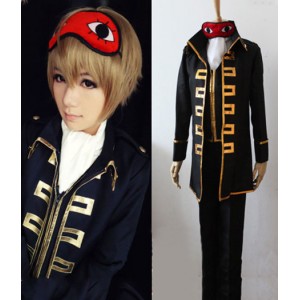 Gintama : Okita Sougo Noir Costume Cosplay Acheter