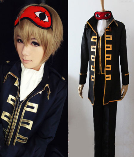 Gintama : Okita Sougo Noir Costume Cosplay Acheter