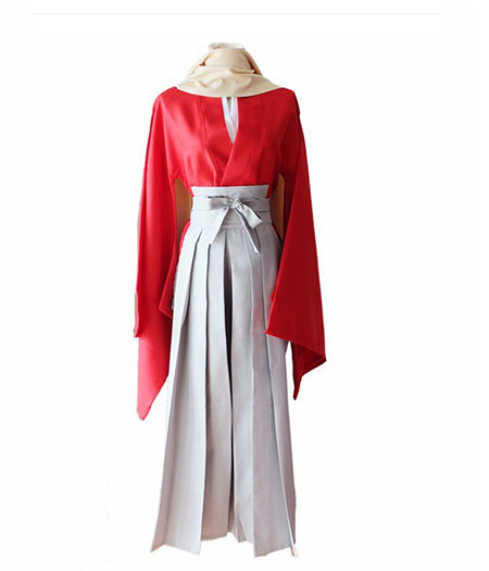 Gintama : Rouge Kimono Okita Sougo Costume Cosplay Acheter