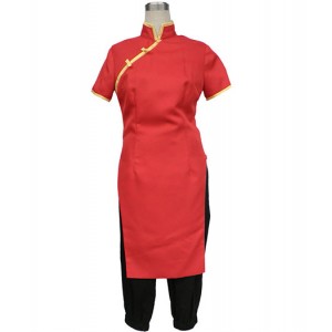 Gintama : Rouge Kungfu Cheongsam Kagura Costume Cosplay Acheter