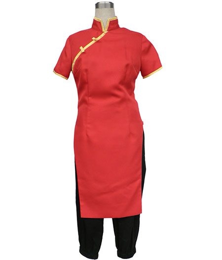 Gintama : Rouge Kungfu Cheongsam Kagura Costume Cosplay Acheter