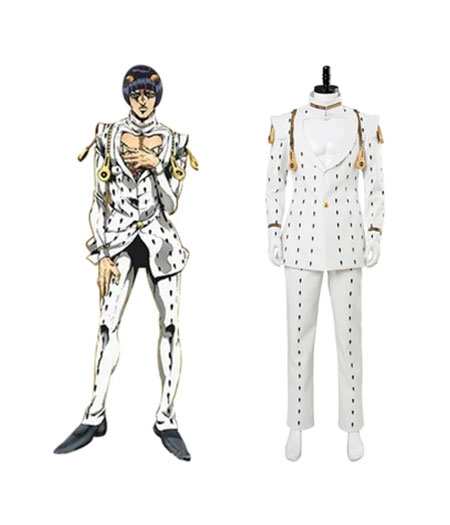 JoJo's Bizzare Adventure : Taches Sombres Buccellati Bruno Costume Cosplay Vente Chaude